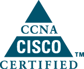 Cisco Certified Network Associate logo.